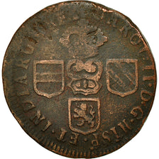 Monnaie, Pays-Bas espagnols, Flandre, Liard, 12 Mites, 1700, TB, Cuivre, KM:81.2