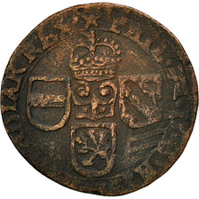 Spanish Netherlands, Philip IV, Liard, 1626, Maastricht, VF(20-25), Copper