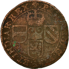 Monnaie, Pays-Bas espagnols, BRABANT, Liard, 12 Mites, 1643, Brabant, TB