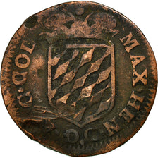 Coin, LIEGE, Maximilian Henry, Liard, Undated, VF(20-25), Copper, KM:73