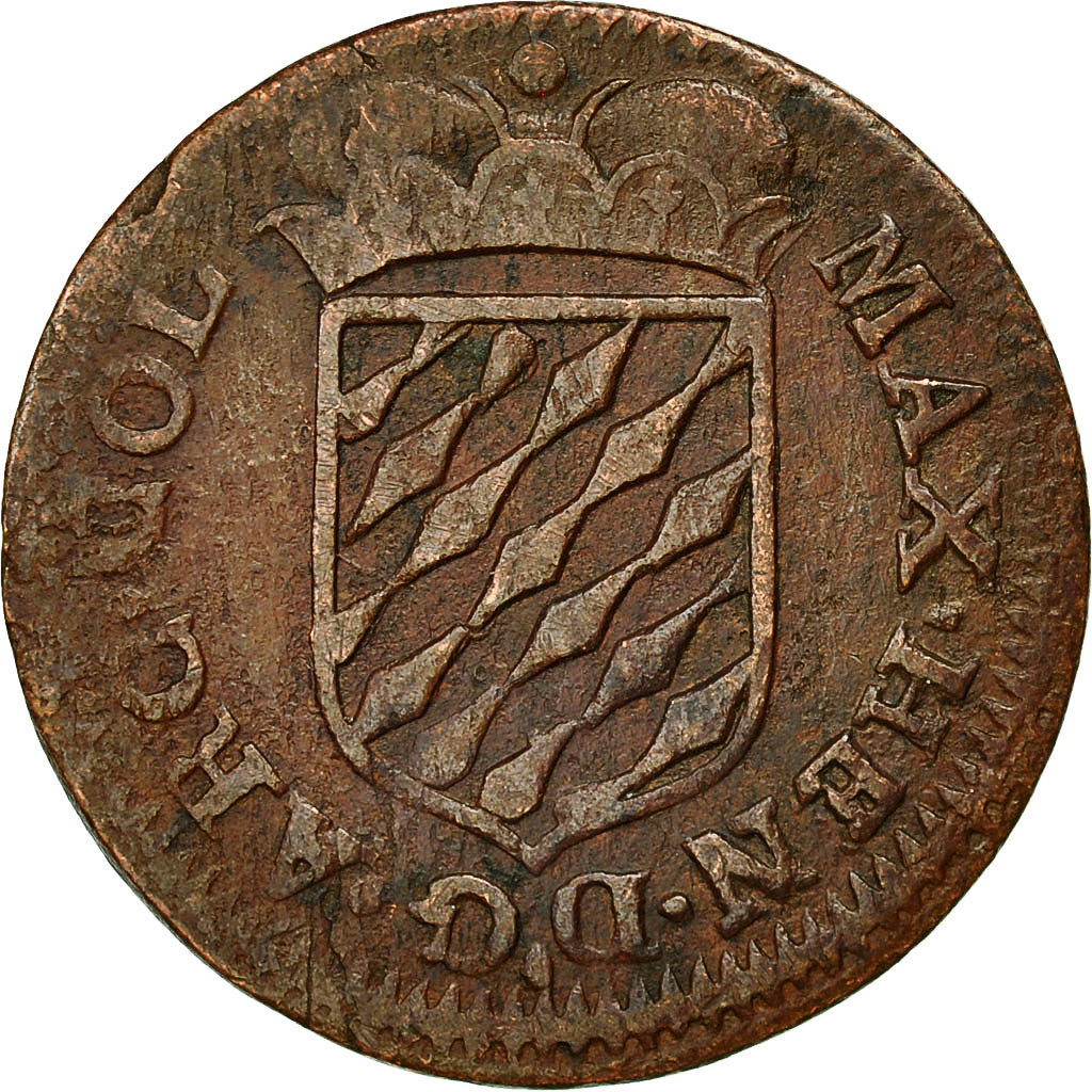 LIEGE, Maximilian Henry, Liard, SS, Kupfer, KM:73