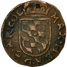 LIEGE, Maximilian Henry, 1/2 Liard, VF(30-35), Copper, KM:70