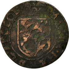 Coin, LIEGE, Maximilian Henry, Liard, Undated, Hasselt, F(12-15), Copper, KM:72