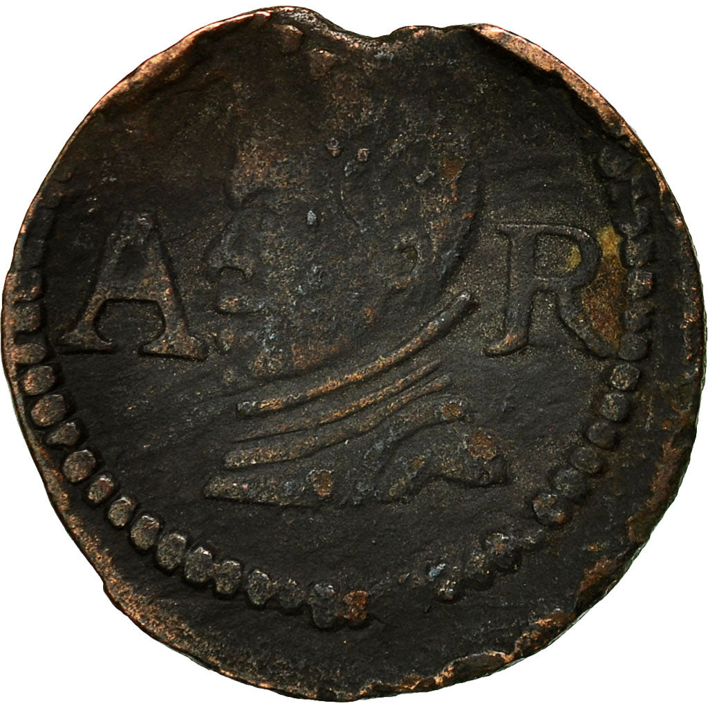 Spain, BARCELONA, Ardite, 1653, Barcelone, VF(20-25), Copper, KM:21