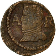 Spain, BARCELONA, Ardite, 1654, Barcelone, VF(20-25), Copper, KM:21