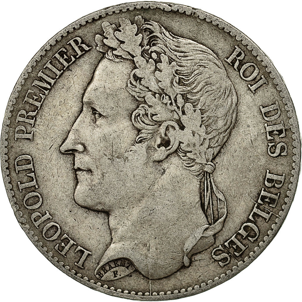 Coin, Belgium, Leopold I, 5 Francs, 5 Frank, 1849, EF(40-45), Silver, KM:3.2