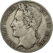 Coin, Belgium, Leopold I, 5 Francs, 5 Frank, 1849, EF(40-45), Silver, KM:3.2