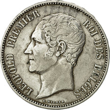 Belgium, Leopold I, 5 Francs, 5 Frank, 1850, EF(40-45), Silver, KM:17
