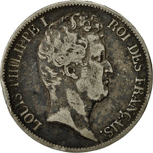 Coin, France, Louis-Philippe, 5 Francs, 1831, Lille, VF(20-25), Silver