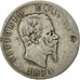 Moneta, Italia, Vittorio Emanuele II, 5 Lire, 1874, Milan, MB, Argento, KM:8.3