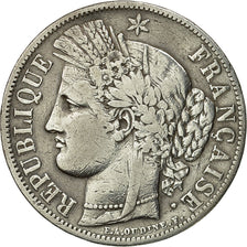 France, Cérès, 5 Francs, 1850, Paris, VF(20-25), Silver, KM:761.1, Gadoury:719