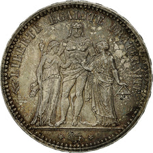 France, Hercule, 5 Francs, 1873, Paris, MS(60-62), Silver, KM:820.1