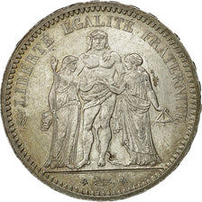 Coin, France, Hercule, 5 Francs, 1873, Paris, MS(60-62), Silver, KM:820.1