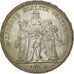 Moneta, Francja, Hercule, 5 Francs, 1873, Paris, MS(60-62), Srebro, KM:820.1