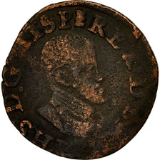 Paesi Bassi Spagnoli, Philip II, Double Courte, Uncertain Mint, MB, Rame