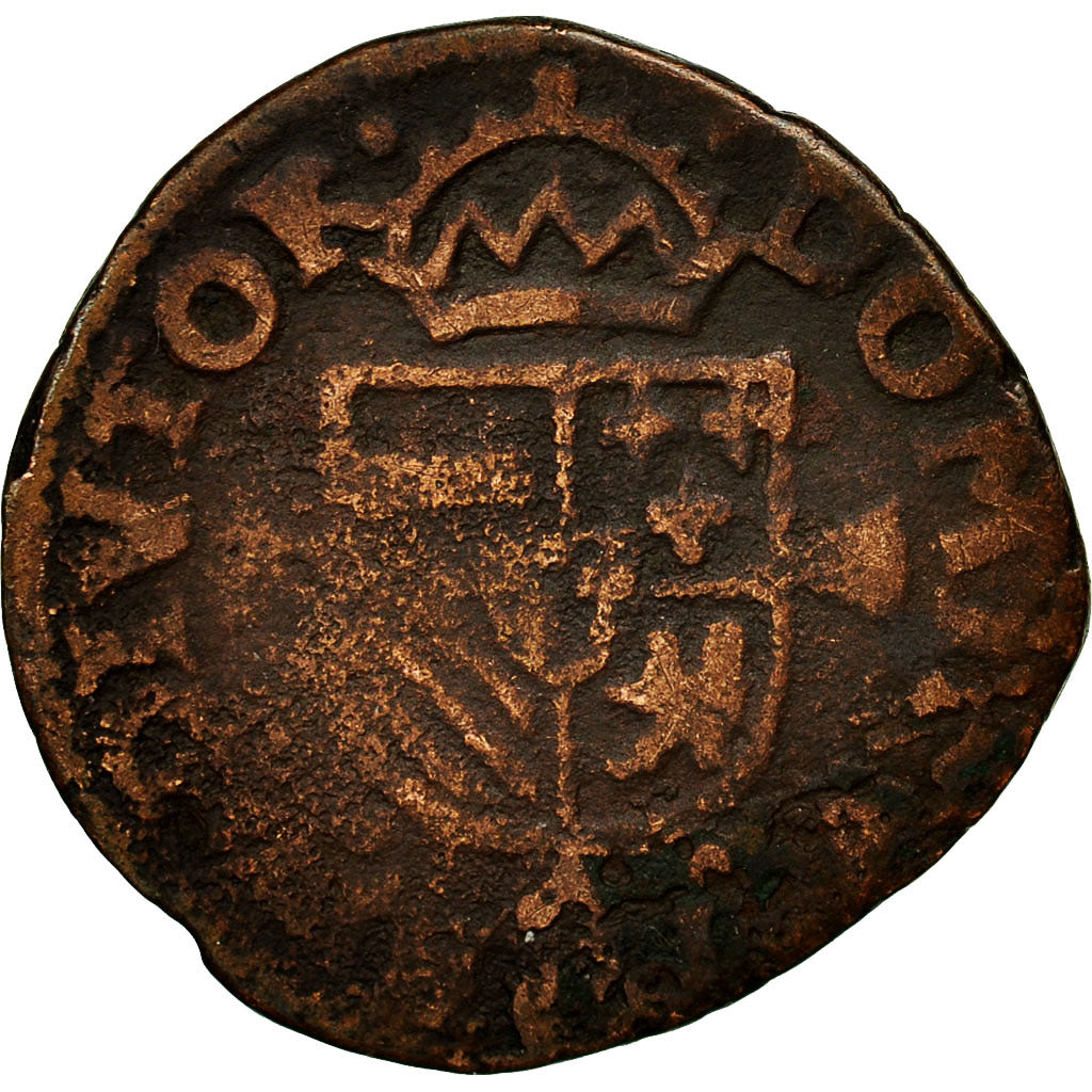 Coin, Spanish Netherlands, Philip II, Double Courte, Undated, Maastricht