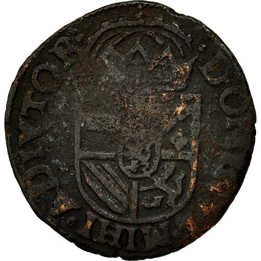 Coin, Spanish Netherlands, Flanders, Philip II, Courte, 1586, Bruges, F(12-15)