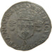FRANCE, Douzain aux croissants, 1555, Dijon, VF(30-35), Silver, Ciani #1305,...
