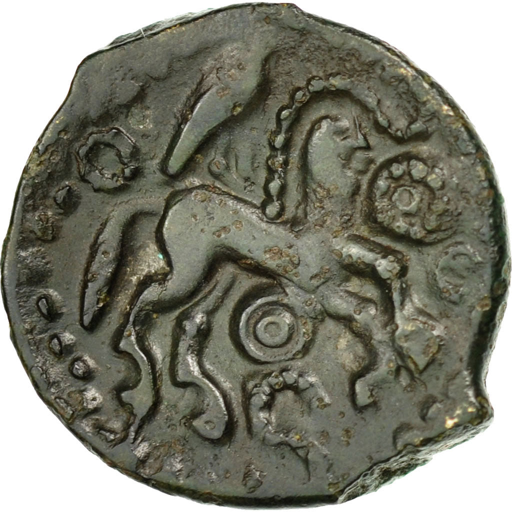 Monnaie, Parisii, Bronze, TTB, Bronze, Delestrée:674