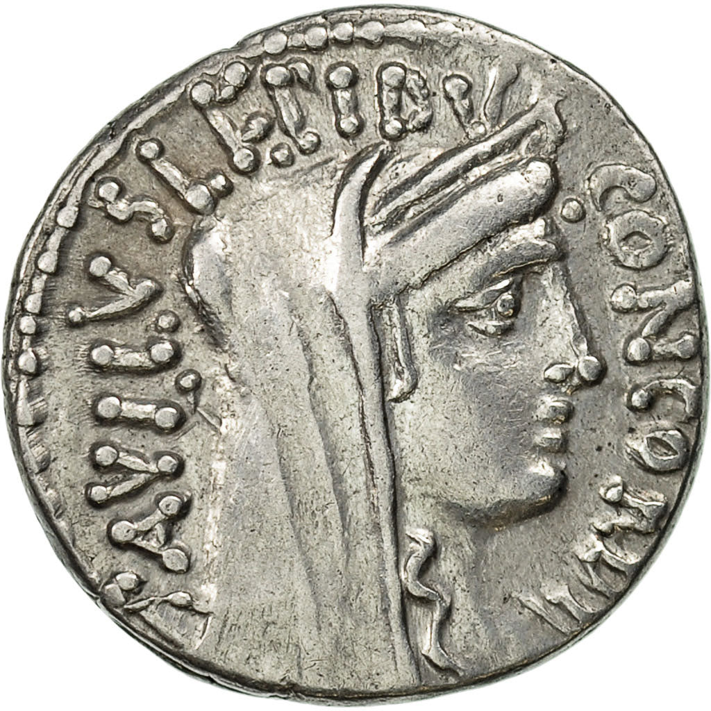 Coin, Aemilia, Denarius, Rome, EF(40-45), Silver, Crawford:415/1