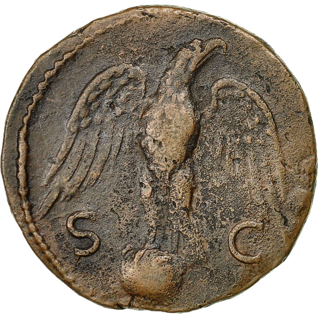 Vespasian, As, Lyons, EF(40-45), Bronze, RIC:1237