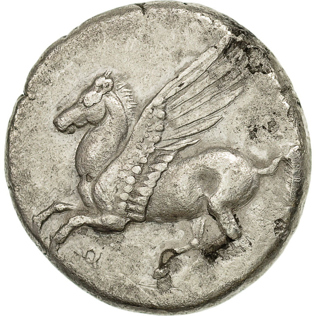 Coin, Corinthia, Corinth, Stater, EF(40-45), Silver