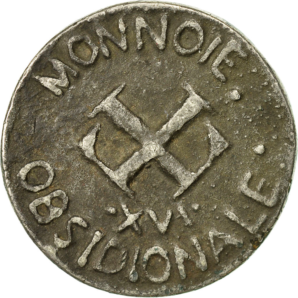 Francia, Siège de Lyon, Bon pour 5 Sols, 1793, Lyon, BB, Stagno