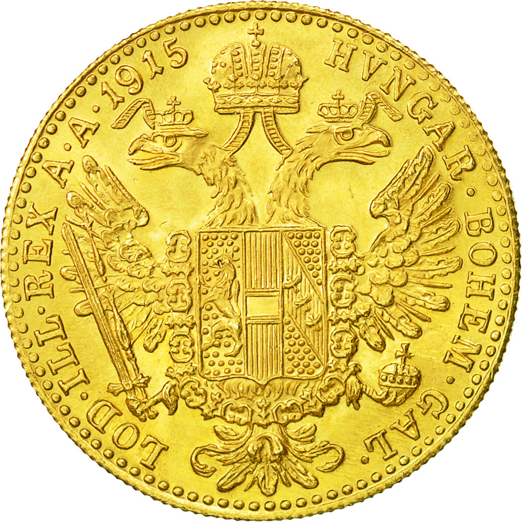 Austria, Franz Joseph I, Ducat, 1915, MS(64), Gold, KM:2267
