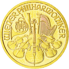 Austria, 200 Schilling, 1997, Vienna Philharmonic, MS(65-70), Gold, KM:3004