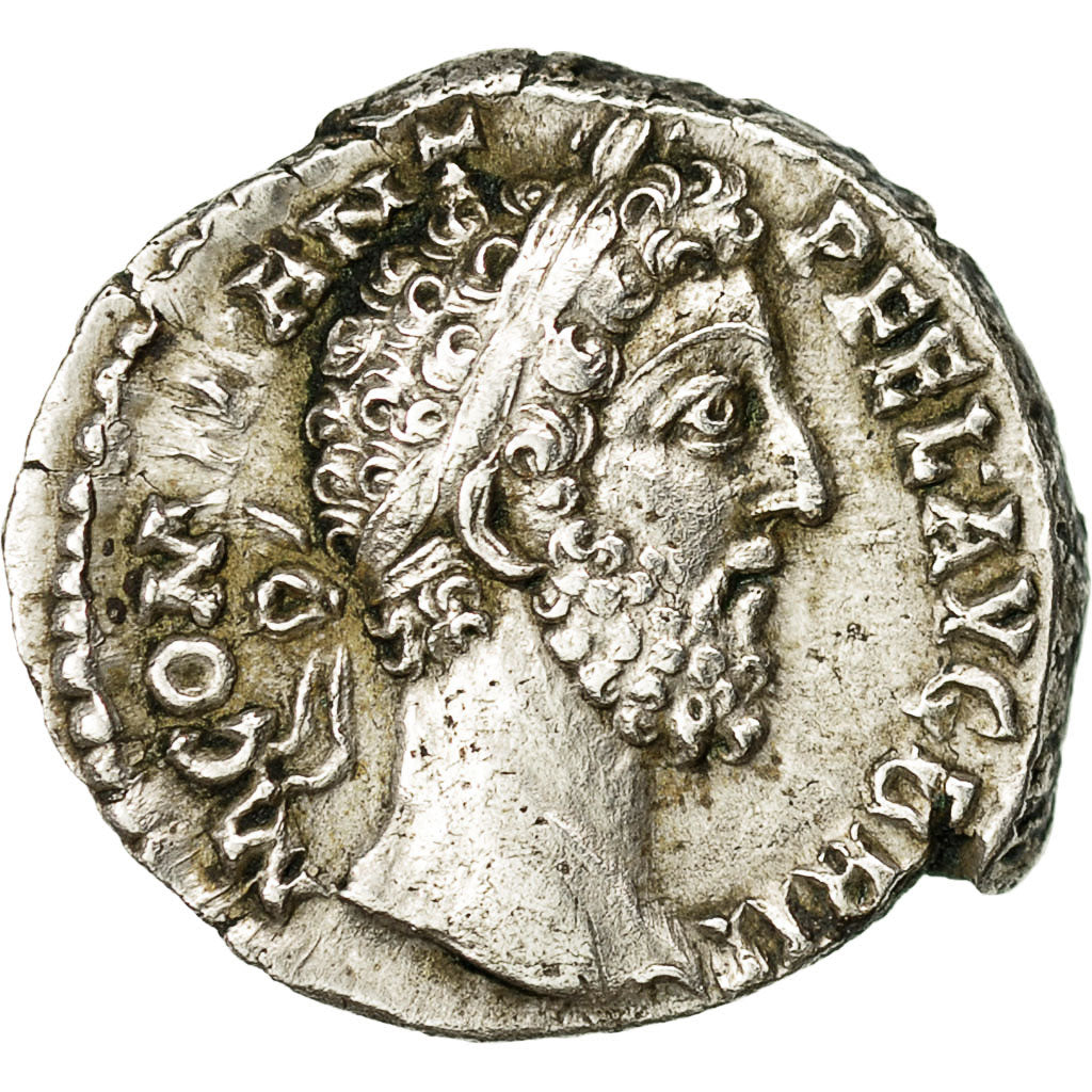 Moneta, Commodus, Denarius, Rome, BB+, Argento, RIC:192