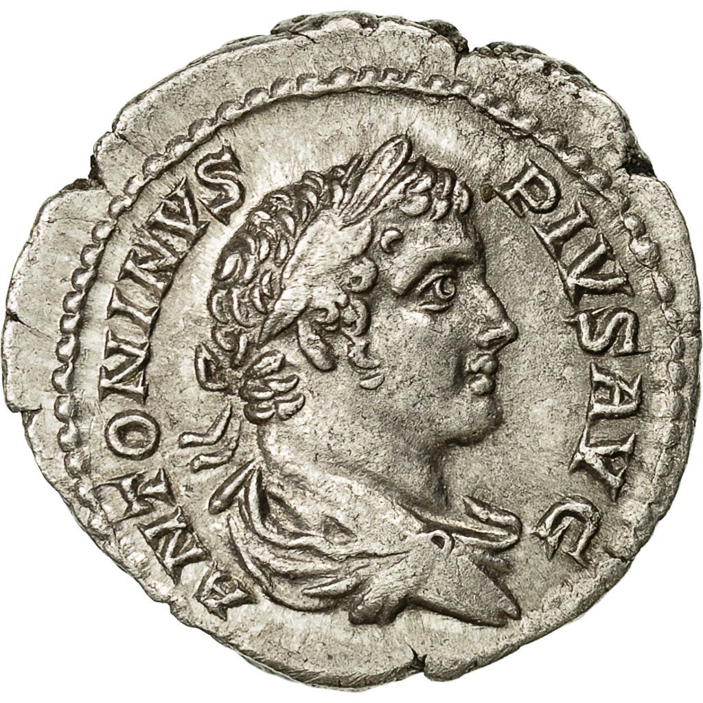 Caracalla, Denarius, Rome, SPL-, Argento, RIC:80b