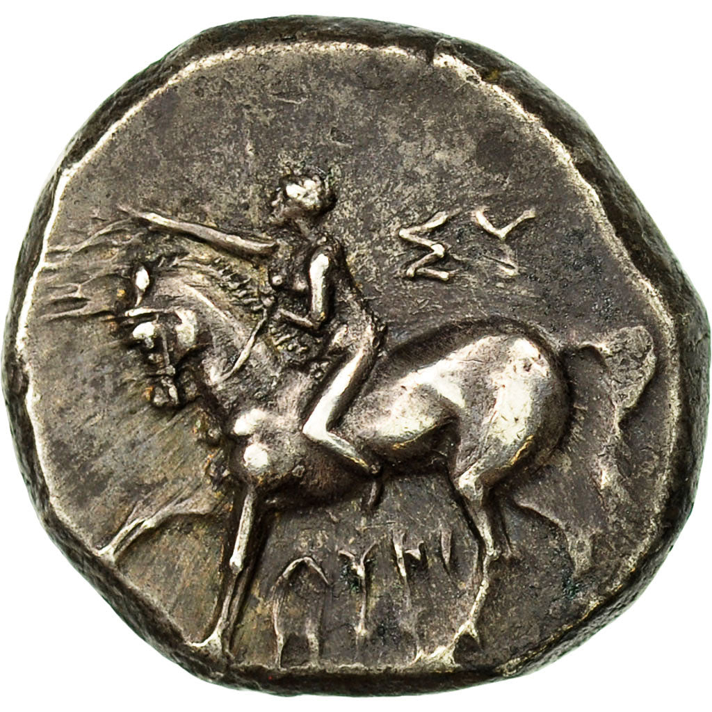 Moneta, Calabria, Tarentum, Didrachm, BB, Argento