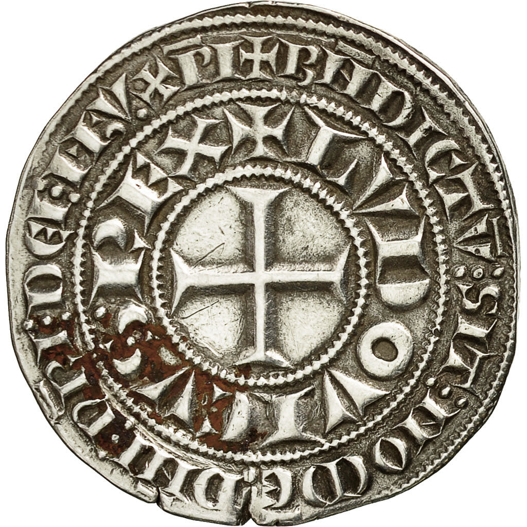 Francia, Louis IX, Gros Tournois, BB, Argento, Duplessy:190A
