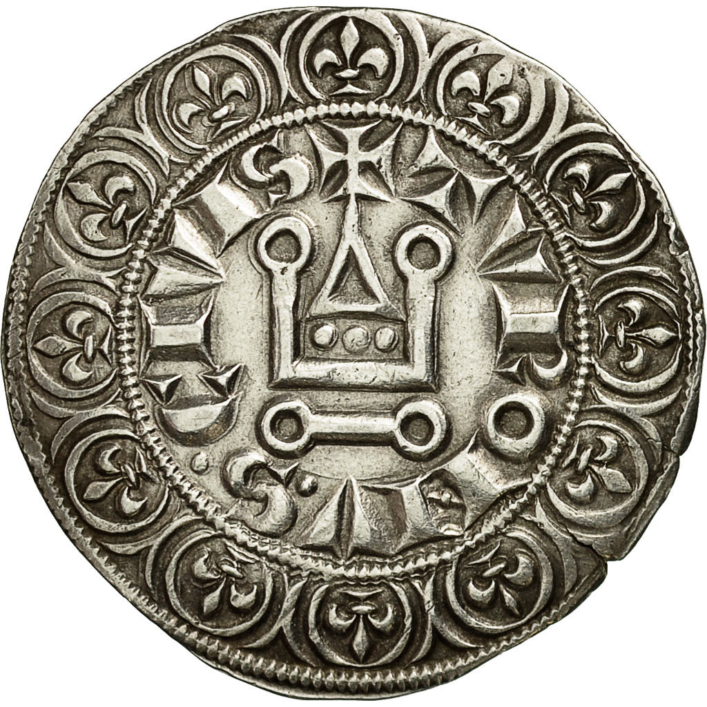 Francia, Louis IX, Gros Tournois, BB, Argento, Duplessy:190A