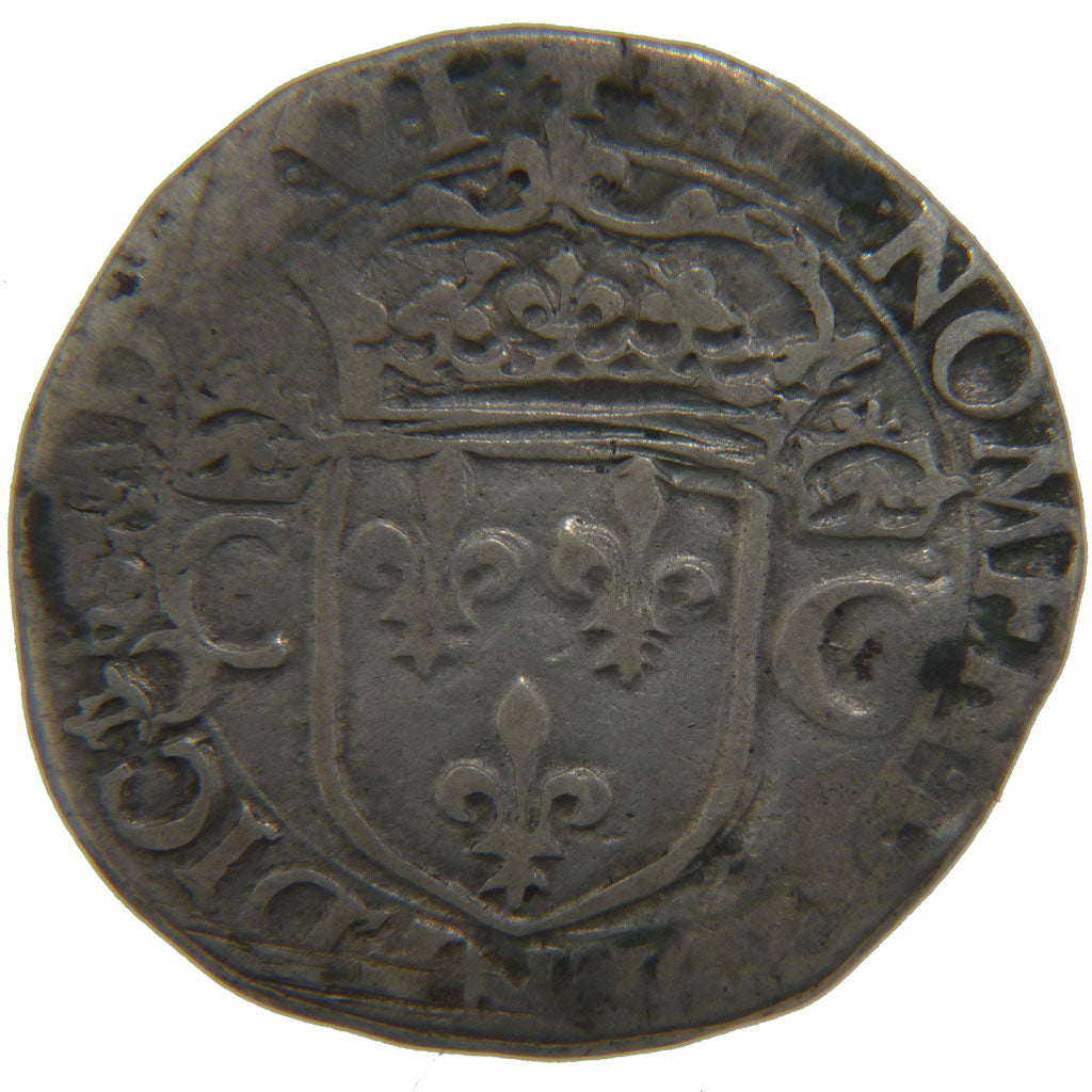FRANCE, Teston, 1566, VG(8-10), Silver, Ciani #1356, 9.10