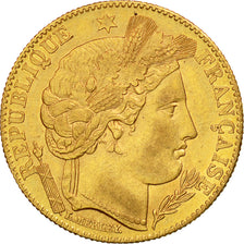 Moneda, Francia, Cérès, 10 Francs, 1899, Paris, MBC+, Oro, KM:830