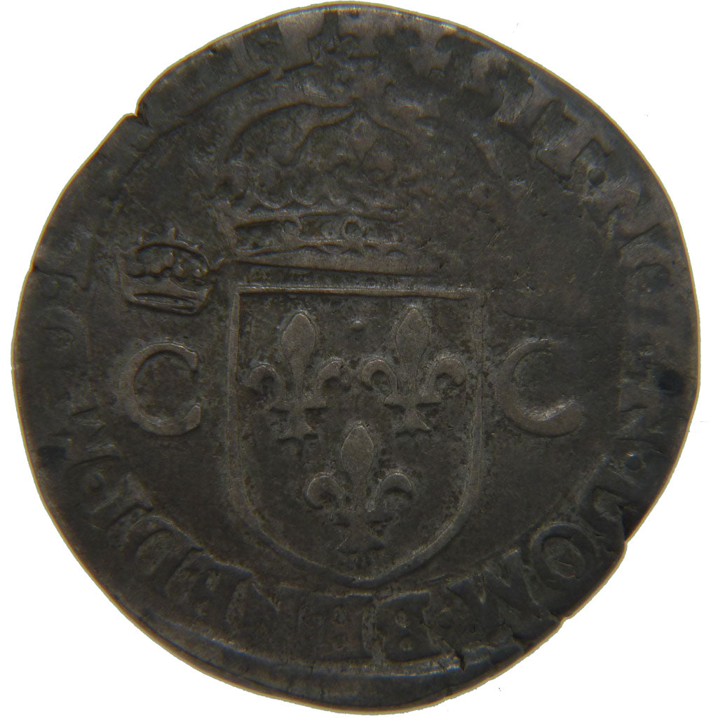 FRANCE, Teston, 1574, VG(8-10), Silver, Ciani #1362, 9.20