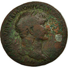 Trajan, Sesterce, Rome, TB, Bronze, RIC:564