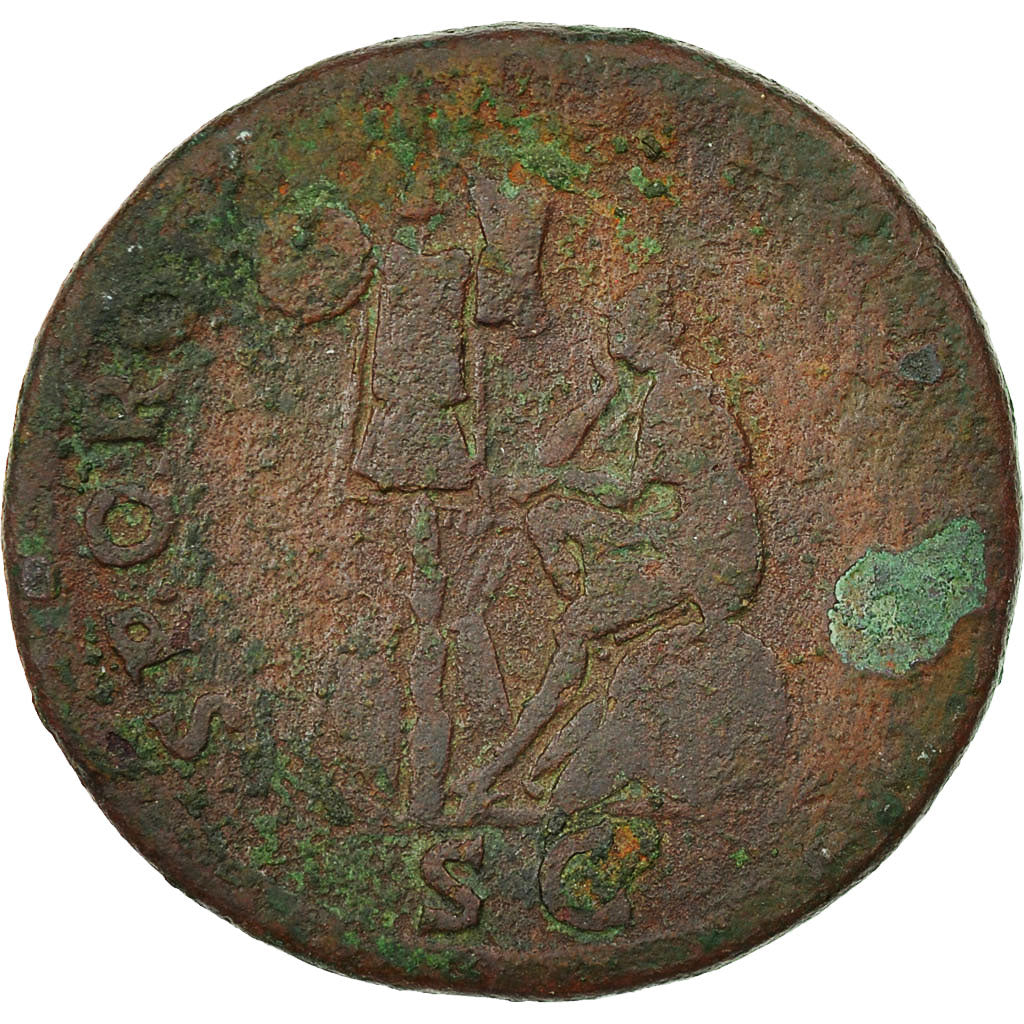 Trajan, Sesterce, Rome, TB, Bronze, RIC:564