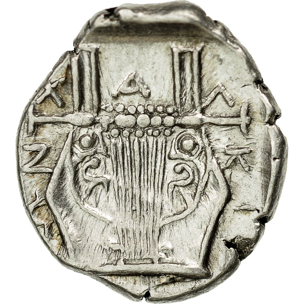Monnaie, Macédoine, Ligue Chalcidienne, Tétrobole, Olynthe, SUP, Argent