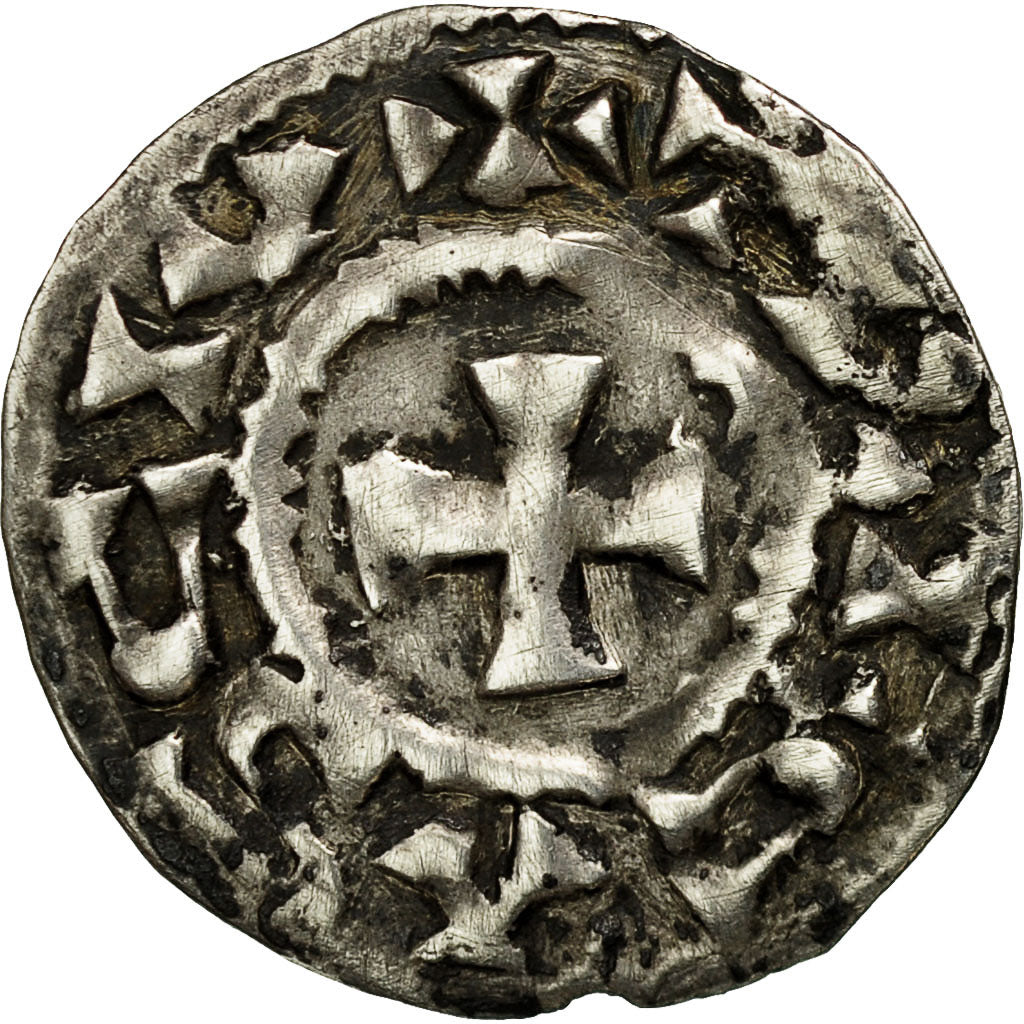 Coin, France, Denarius, Troyes, EF(40-45), Silver