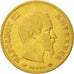 France, Napoleon III, 10 Francs, 1858, Paris, VF(20-25), Gold, KM 784.3