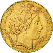 Moneta, Francia, Cérès, 10 Francs, 1896, Paris, BB+, Oro, KM:830, Gadoury:1016