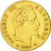 Francia, Napoleon III, 5 Francs, 1863, Paris, MBC, Oro, KM:803.1