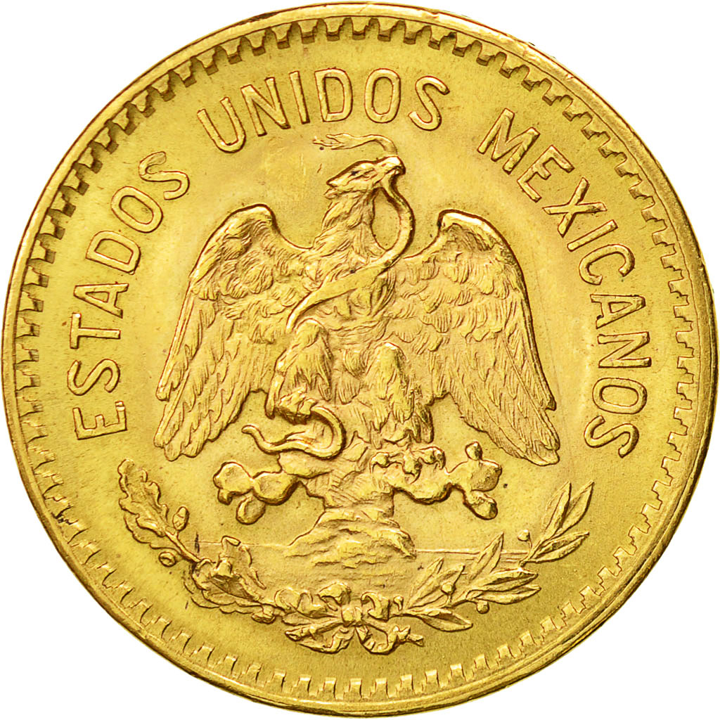 Mexico, 10 Pesos, 1959, Mexico City, MS(60-62), Gold, KM:473