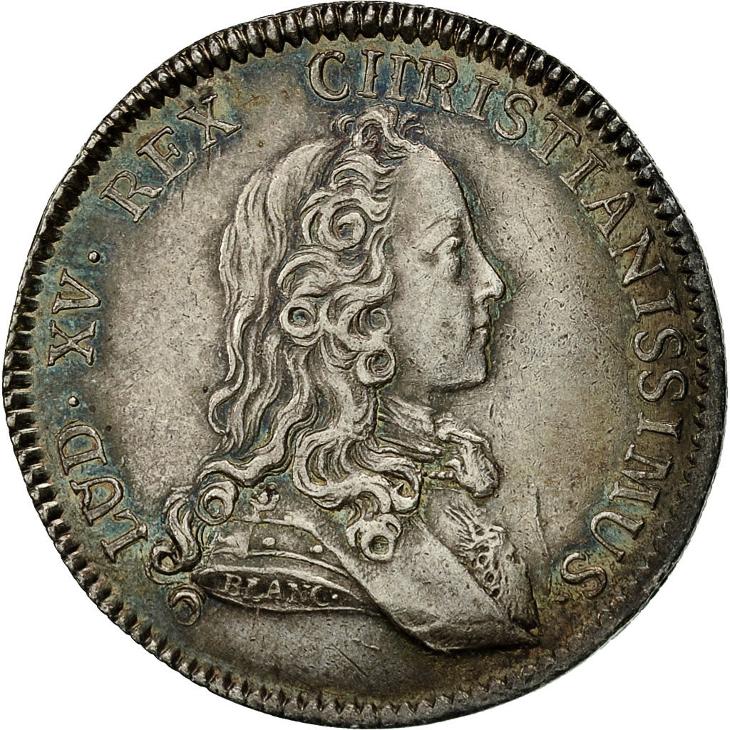 France, Token, Ile de France, Louis XV, 1723, AU(55-58), Silver, Feuardent:5946