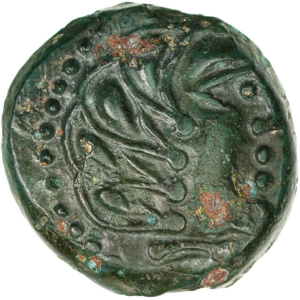 Coin, Senones, Bronze, AU(55-58), Bronze, Delestrée:2635