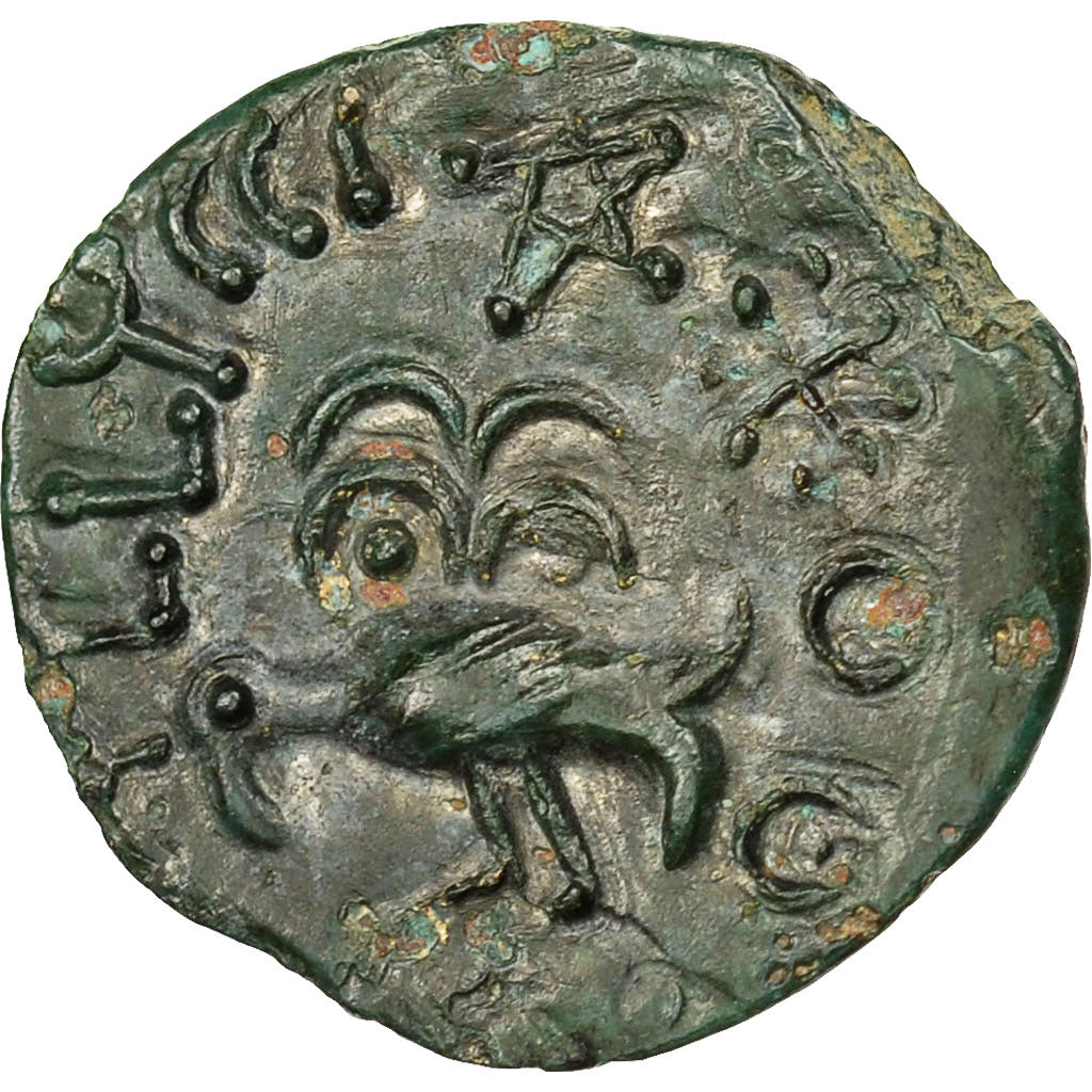 Coin, Senones, Bronze, AU(55-58), Bronze, Delestrée:2635