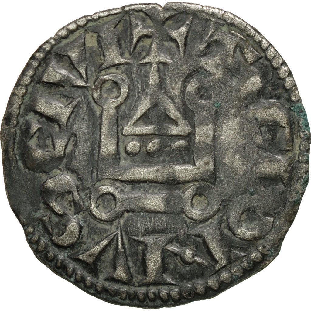 Monnaie, France, Louis VIII, Denier Tournois, TTB, Billon, Duplessy:188