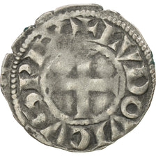 Moneta, Francia, Louis VIII, Denier Tournois, MB+, Biglione, Duplessy:188